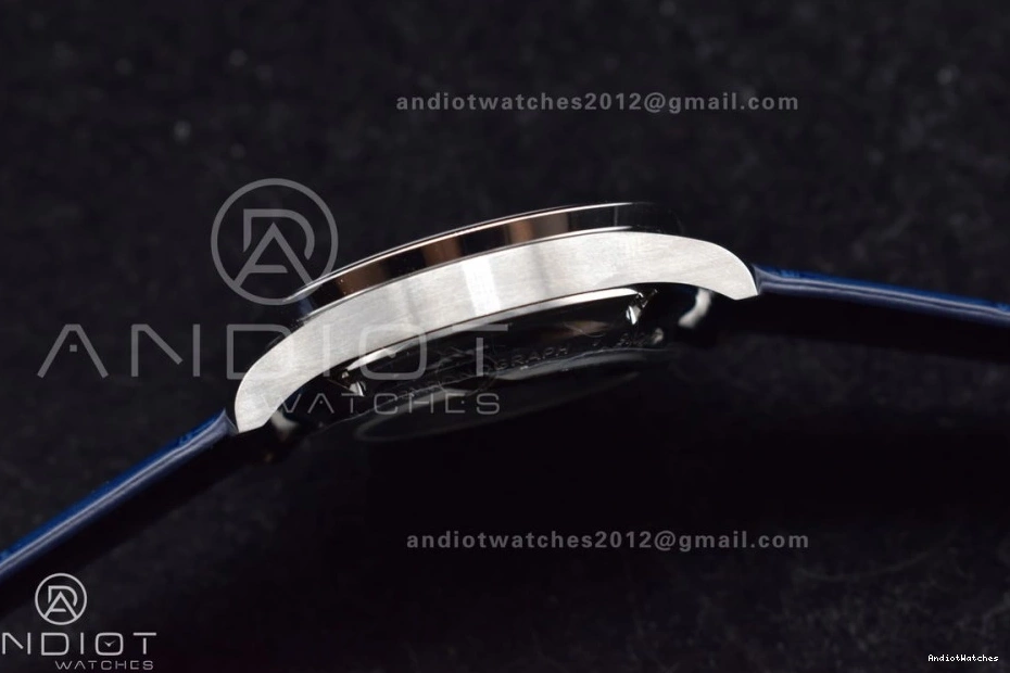 White A Dial Strap SmartChoice 1:1 Leather Blue ZF 1019 Blue on Chrono Edition Best Portuguese IW371620 1005